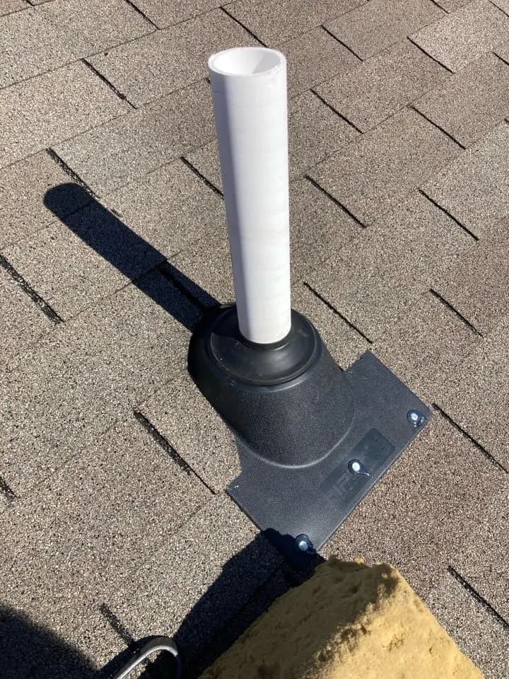 Home in Gallatin job photo: leaking roof repair