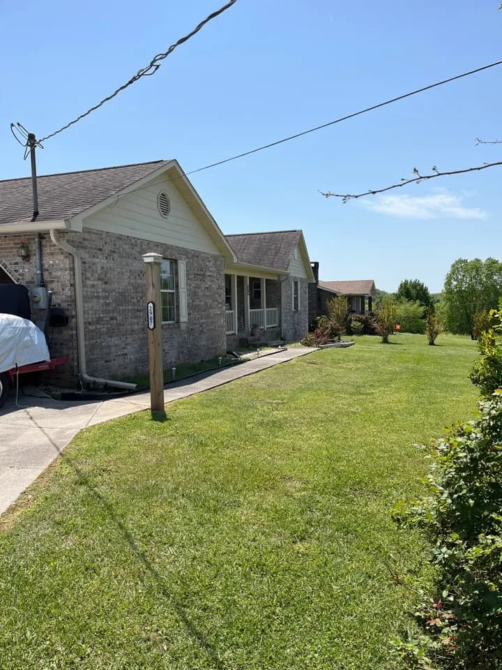 Home in Louisville job photo: making a shingle roof repair
