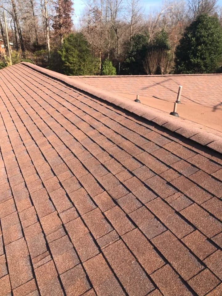 Home in Louisville job photo: roof vent leak repair