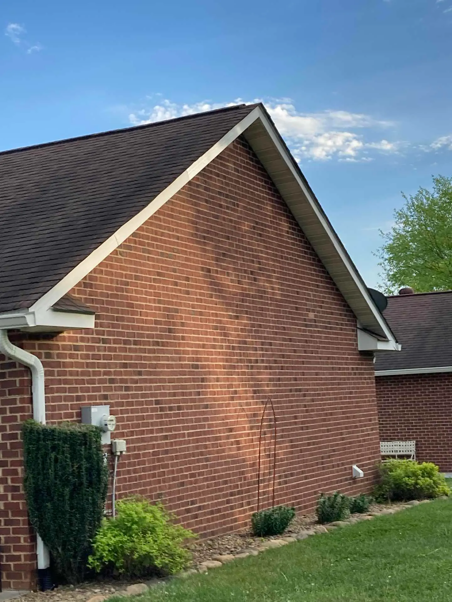 Home in Maryville job photo: residential fascia repair Knoxville