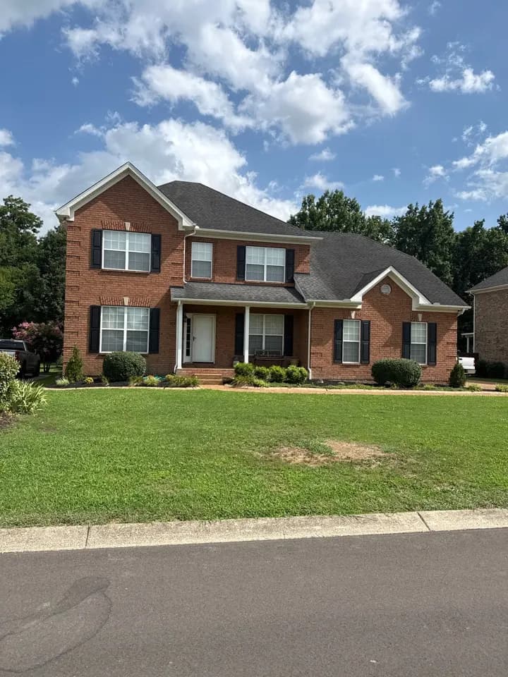 Gutter repair., Hendersonville