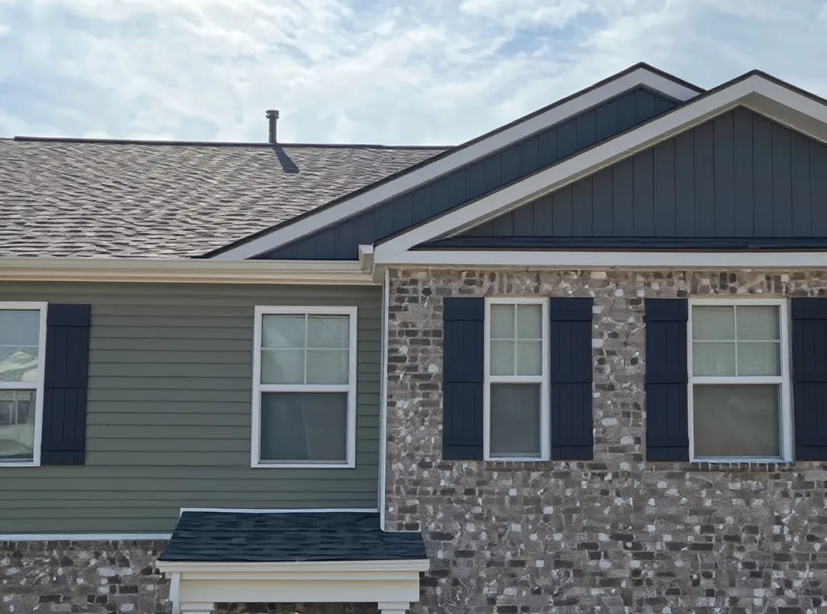 Roof of a home in Loudon, job photo: roof repair today. Replacing some blown off shingles