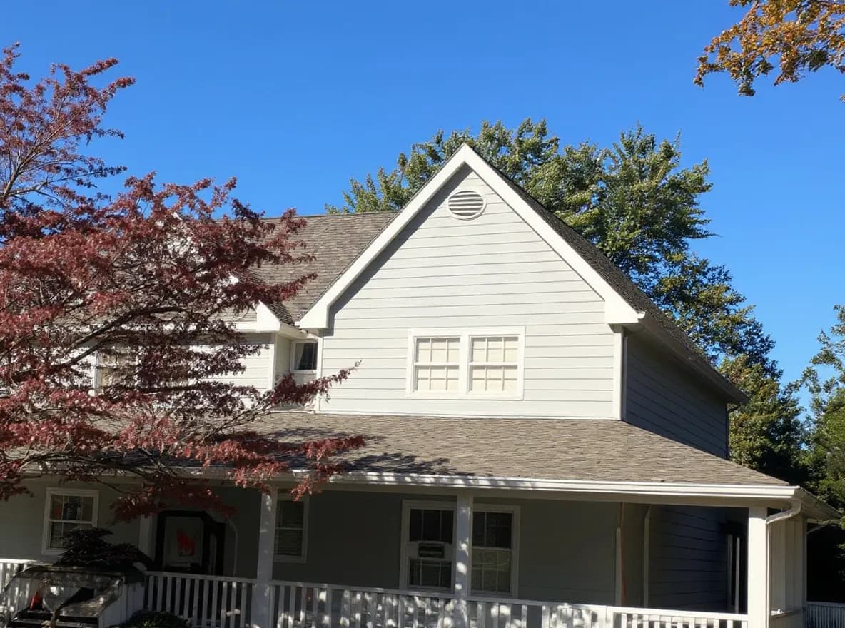 Roof of a home in Farragut: answering questions about roof flashing