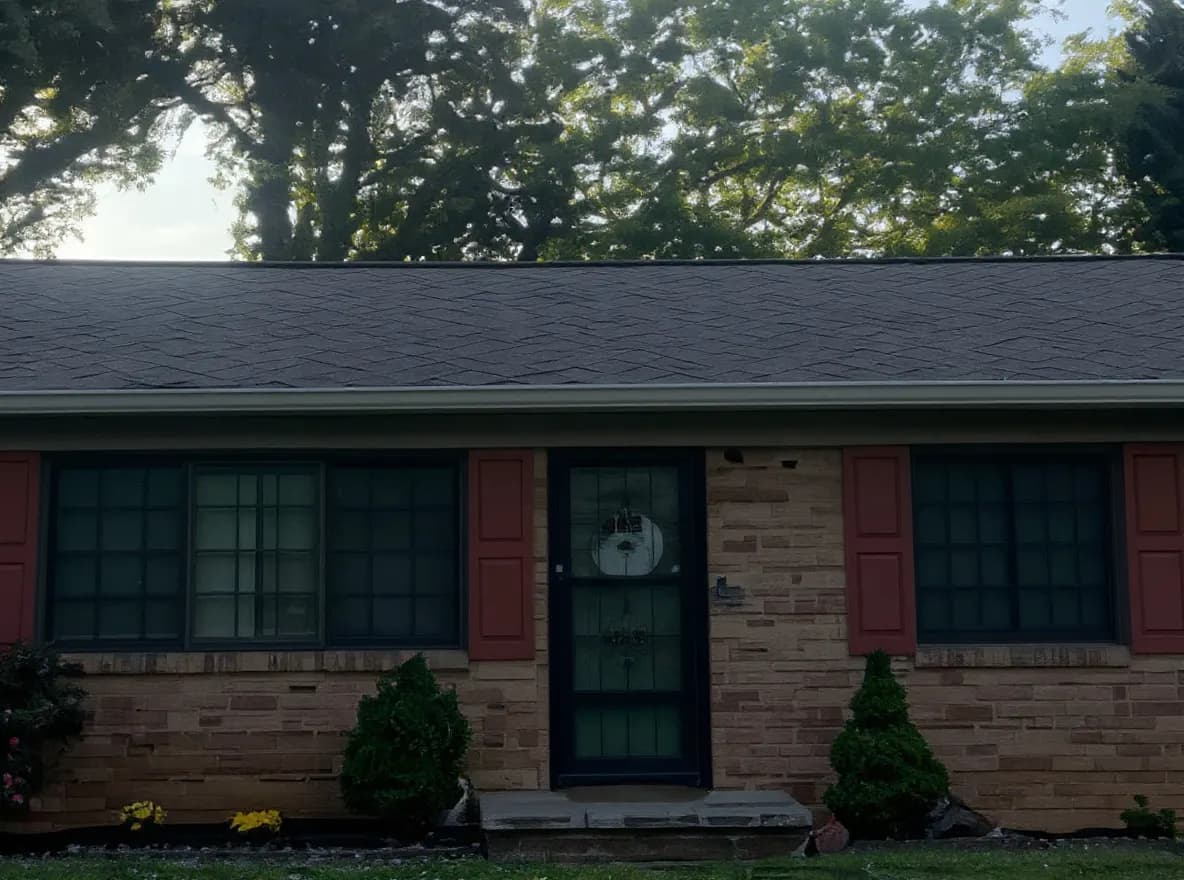 Roof of a home in Alcoa, job photo: full roof replacement estimate, answering questions about a roof replacement