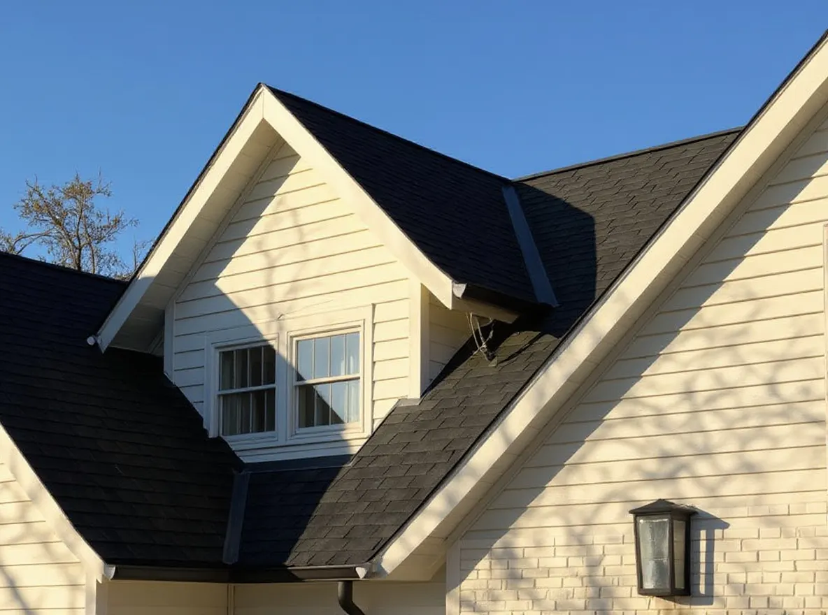 Roof of a home in Nashville, job photo: gutter repair