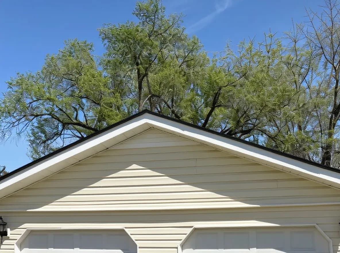 Home in Murfreesboro job photo: new garage roof