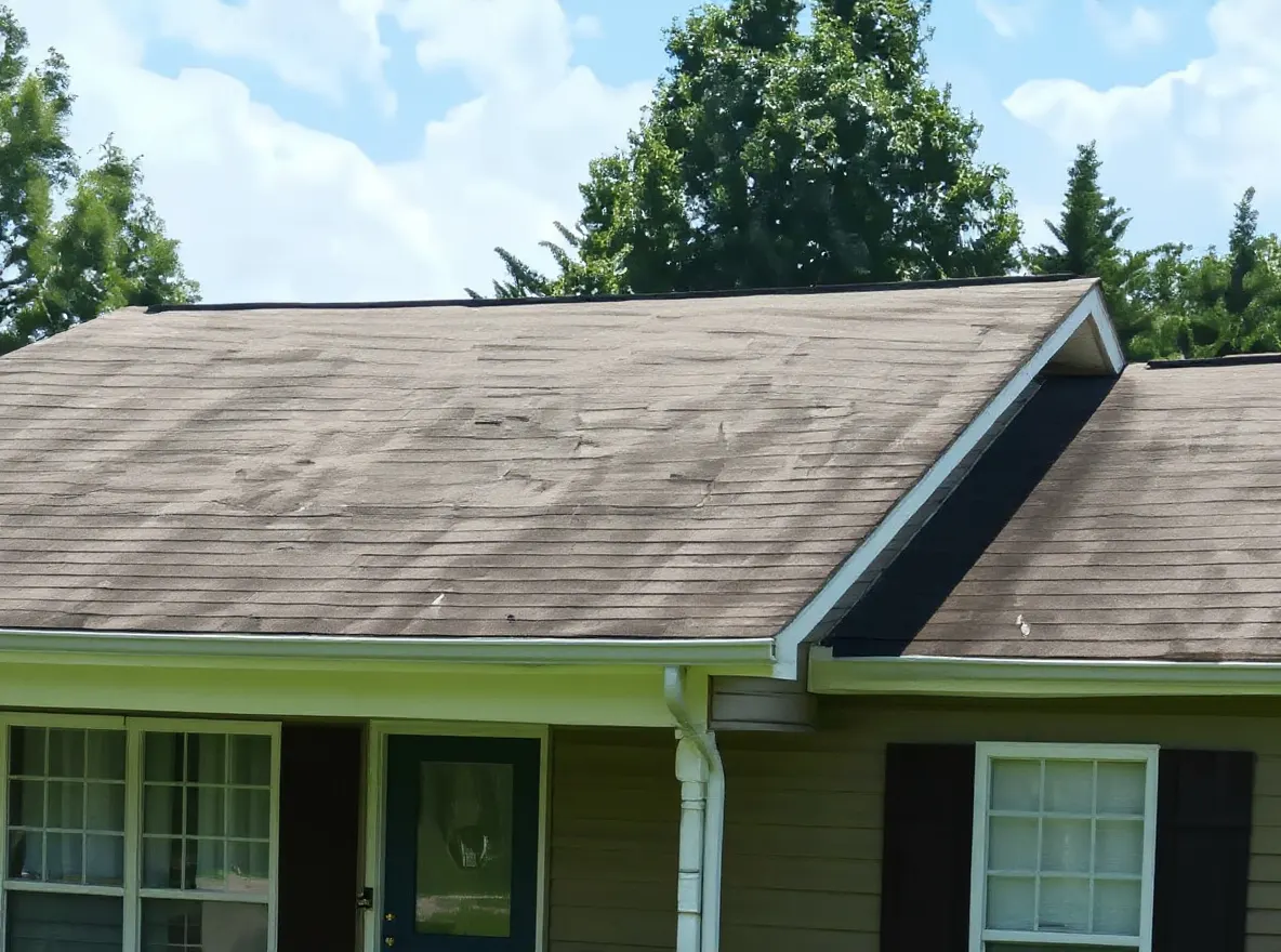 Roof of a home in Maryville, job photo: residential roof repair