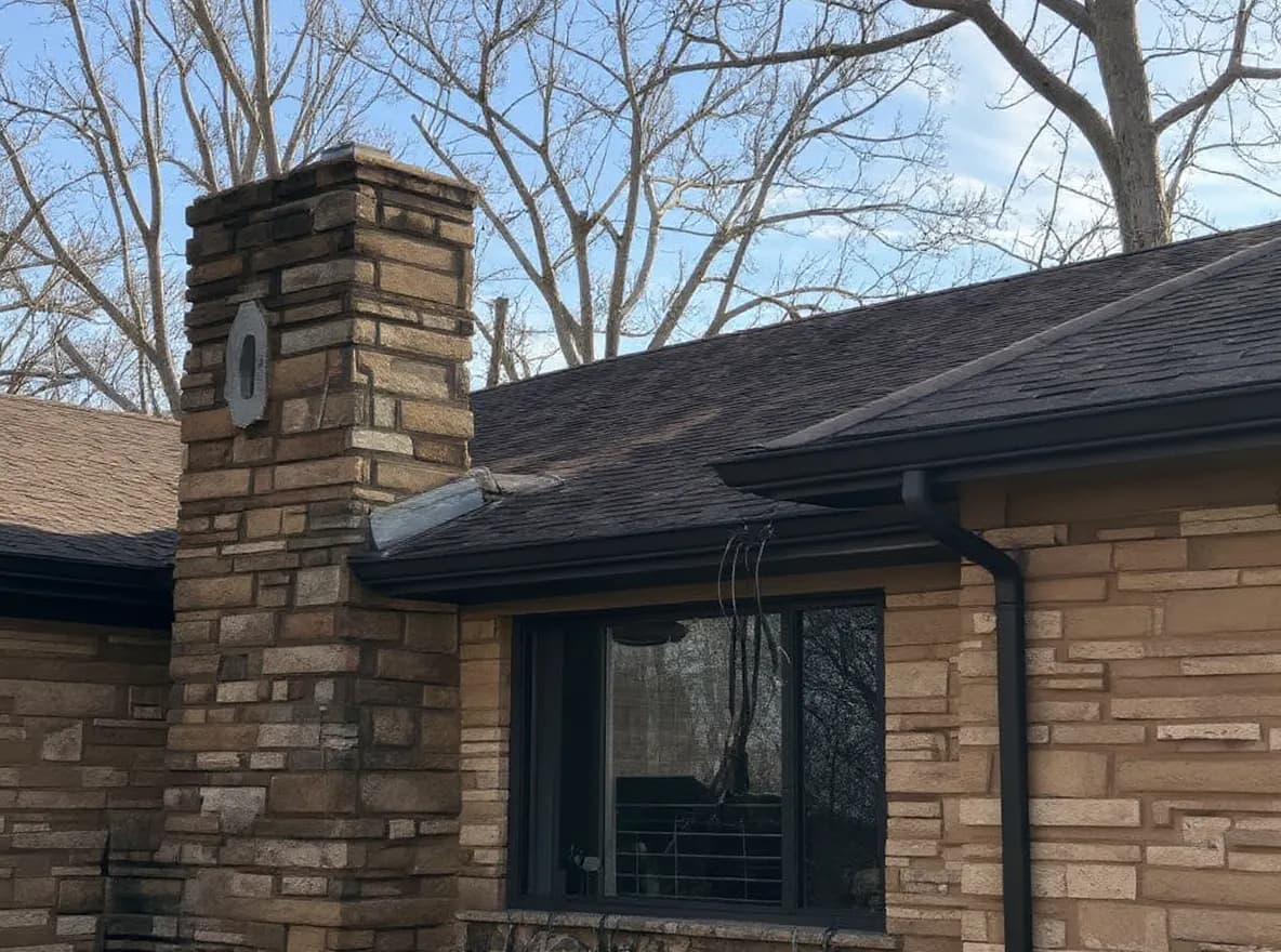 Roof of a home in Alcoa: repairing a leaking patio roof