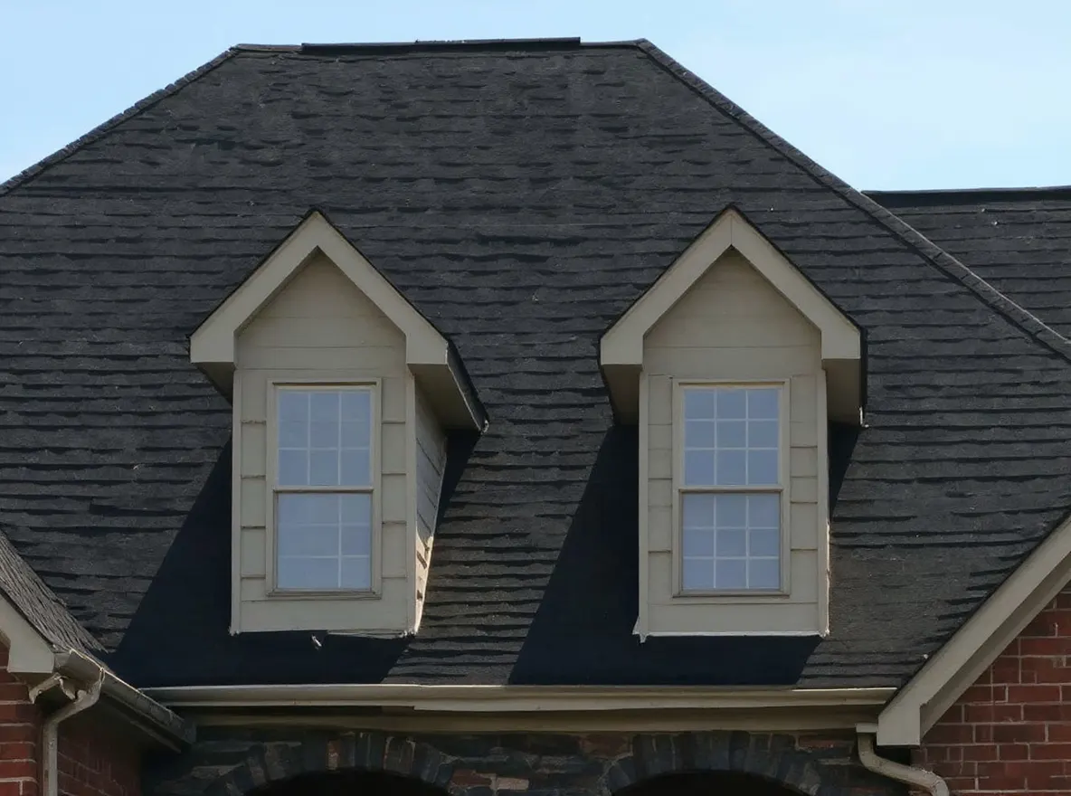 Roof of a home in Alcoa, job photo: making a shingle roof leak repair around vent pipe