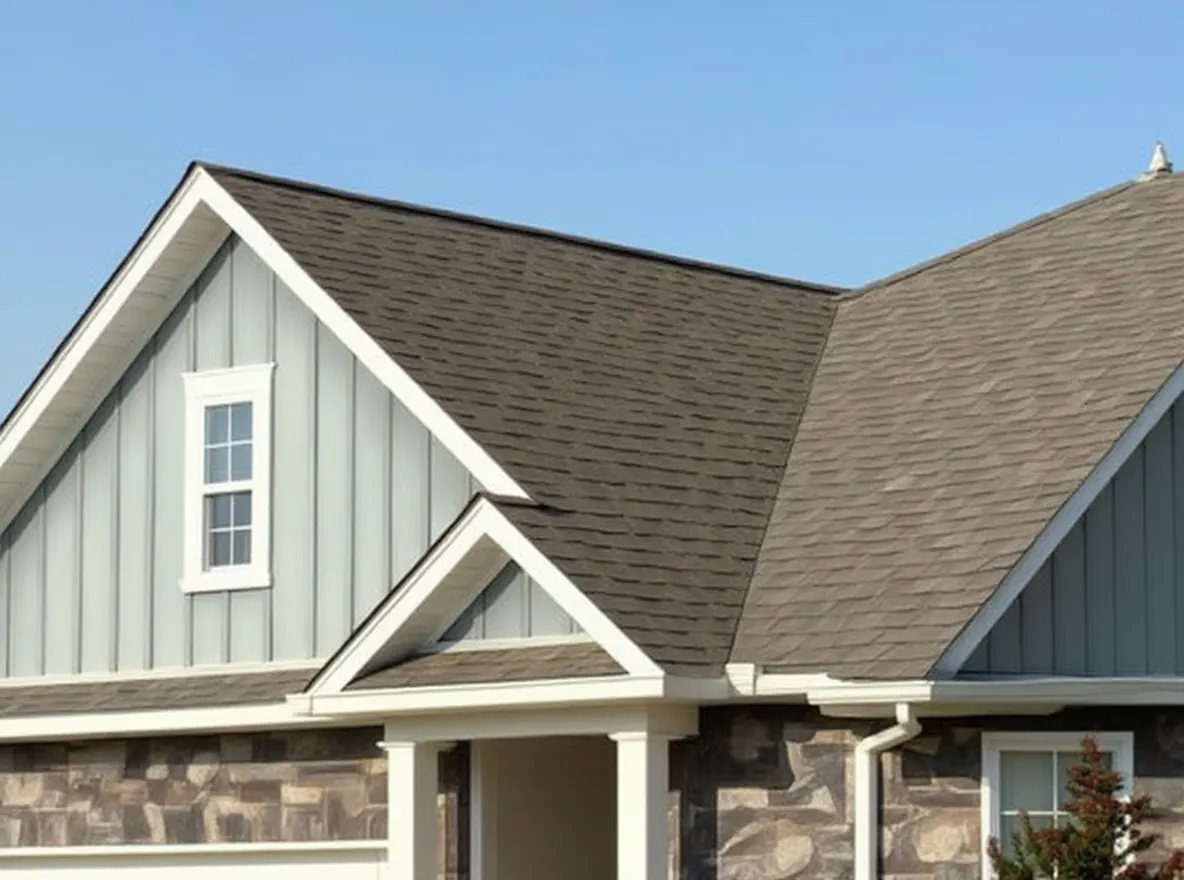 Roof of a home in Lebanon, job photo: new roof install