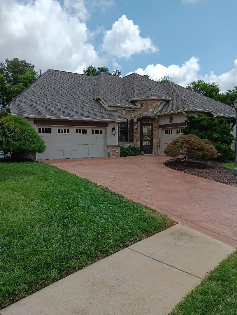 Replacing broken and missing shingles, Farragut